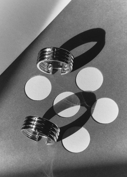 Otiumberg Stratis Hoops Sterling Silver