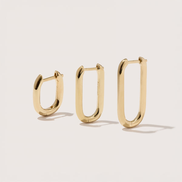 Otiumberg The Paperclip Stack 14kt Gold Vermeil