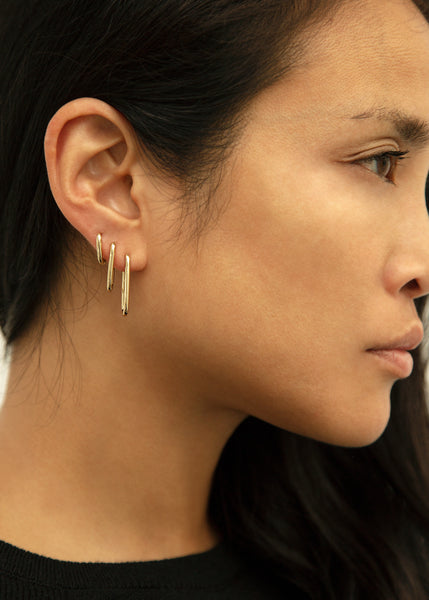 Otiumberg The Paperclip Stack 14kt Gold Vermeil