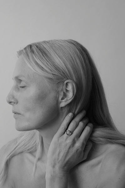 Otiumberg Tied Twine Ring Sterling Silver