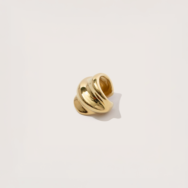 otiumberg Wave Cuff 14kt Gold Vermeil