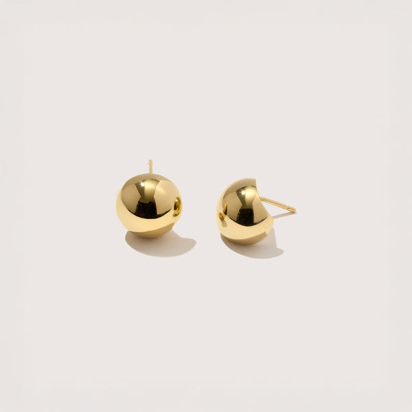 otiumberg Small Boule Stud Earrings 14kt Gold Vermeil