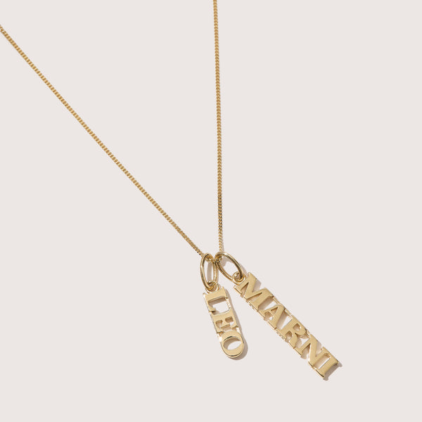 otiumberg Solid Gold Name Pendant (Made To Order) 9kt Solid Gold