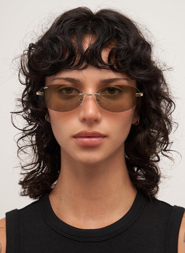 Otra Eyewear Jasmine - Gold/ Green
