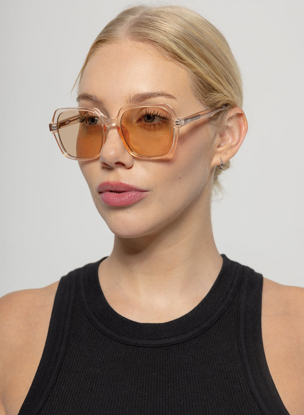 Otra Eyewear Sady-Trans Gold/ Brown