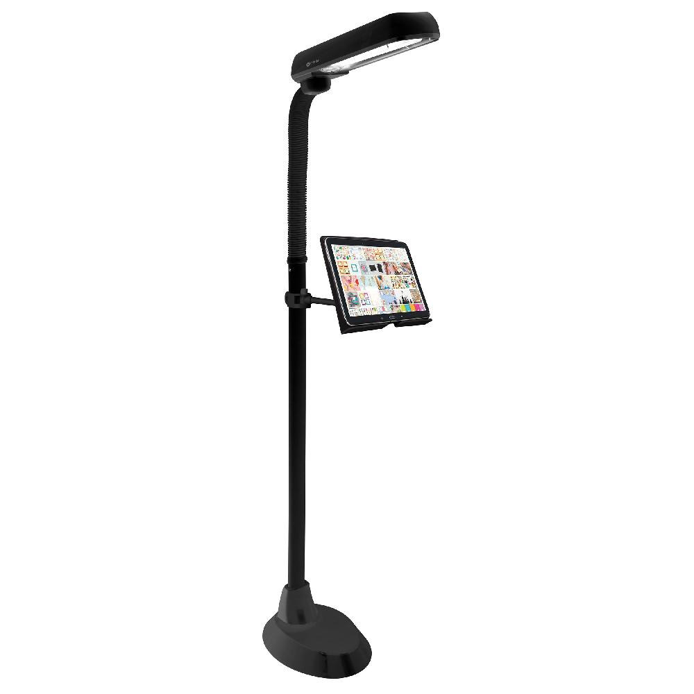 ottlite 24W Better Vision Pro Floor Lamp with Tablet Stand