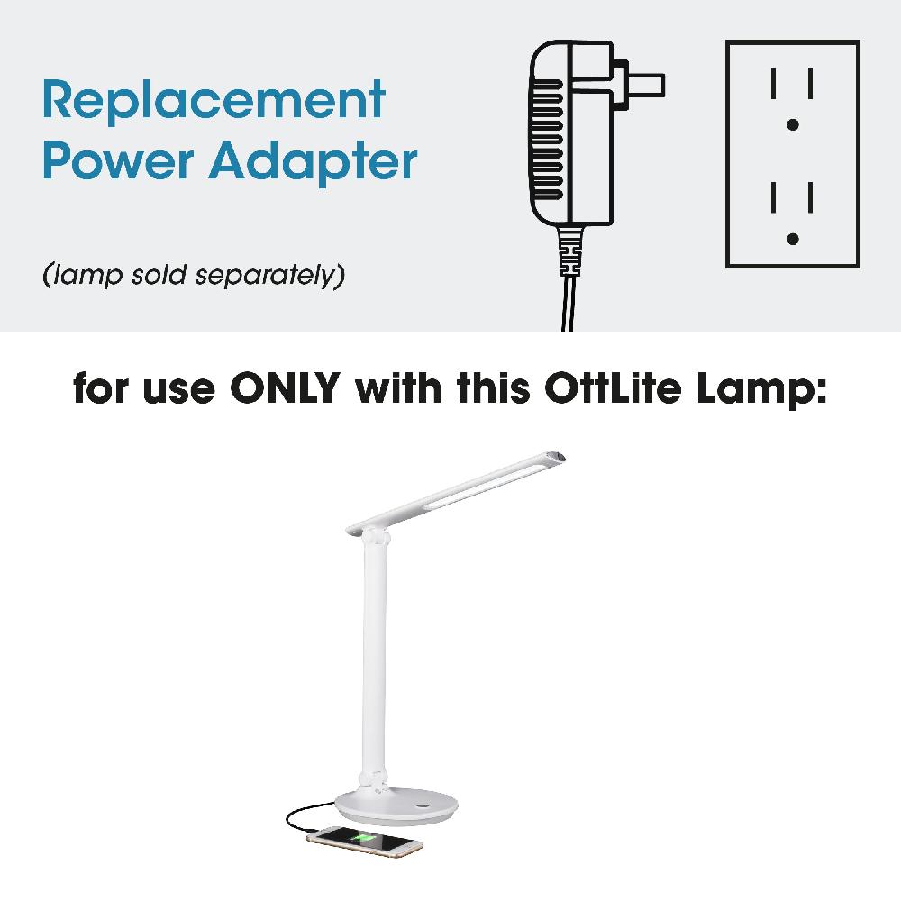 ottlite Adapter for Emerge LED Desk Lamp with USB Charging