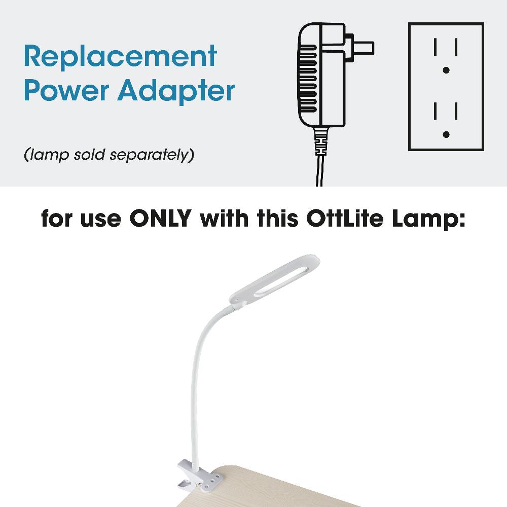 ottlite Adapter for Flexible Soft Touch LED Clip Lamp ottlite Adapter for Flexible Soft Touch LED Clip Lamp