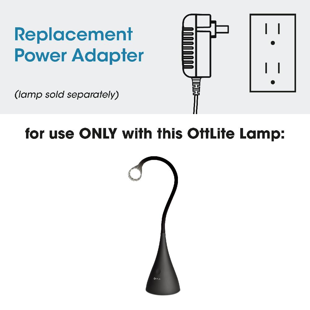 ottlite Adapter for LED Flex Neck Desk Lamp PL-0072 ottlite Adapter for LED Flex Neck Desk Lamp PL-0072