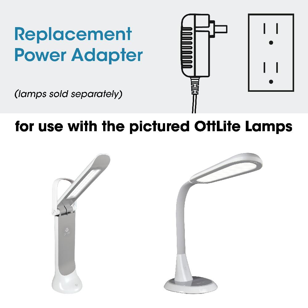 ottlite Adapter for OttLite Dimmable LED Task Lamp and Wide Area Dimmable LED Table Lamp