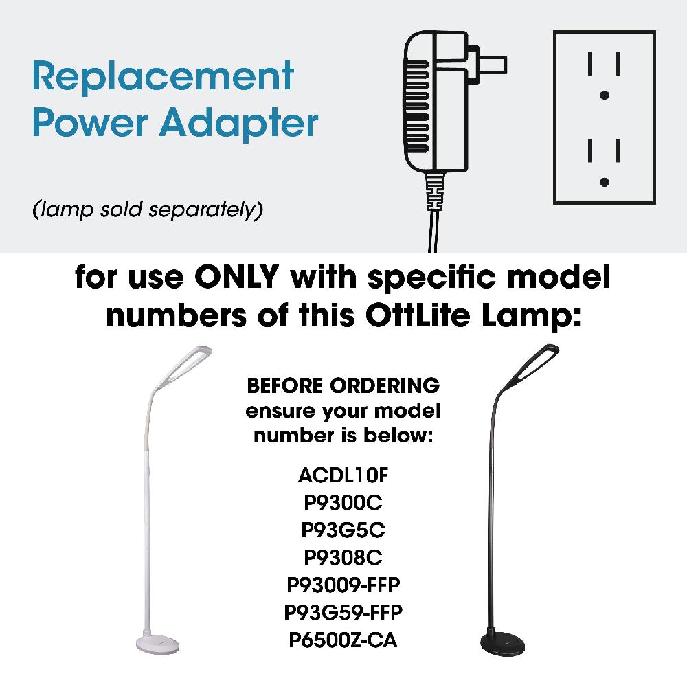 ottlite Adapter for OttLite Natural Daylight LED Flex Floor Lamp