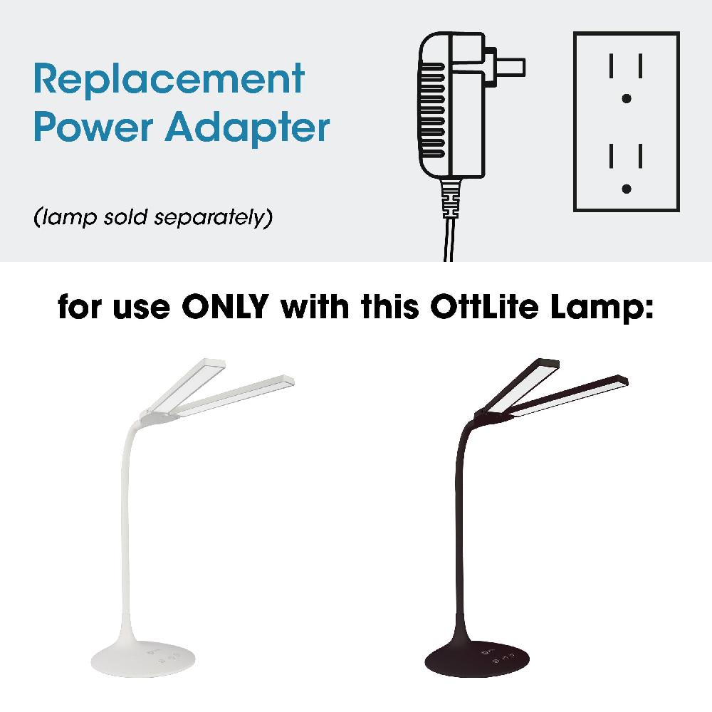 ottlite Adapter for OttLite Pivot LED Desk Lamp with Dual Shades