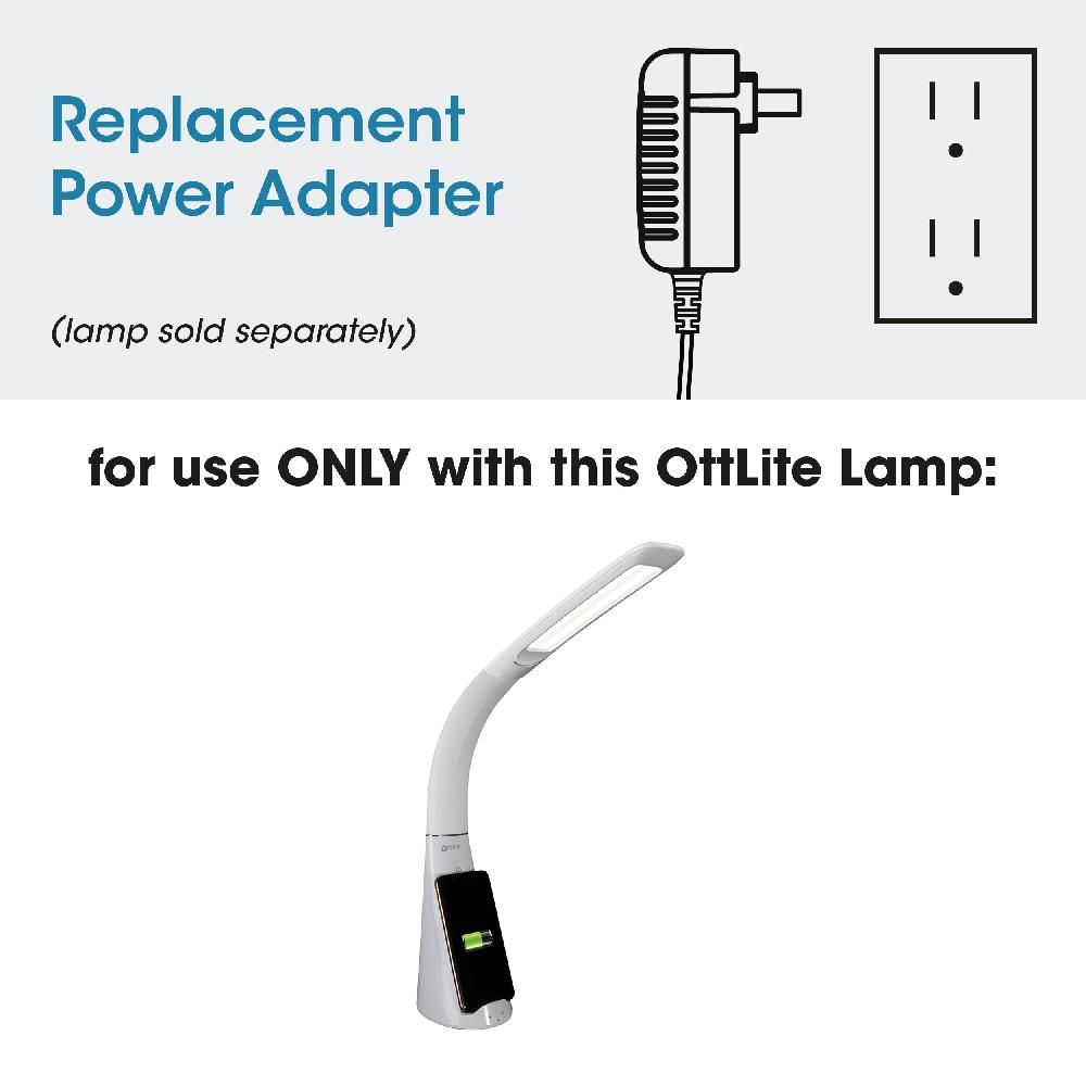ottlite Adapter for Purify LED Sanitizing Desk Lamp with Wireless Charging