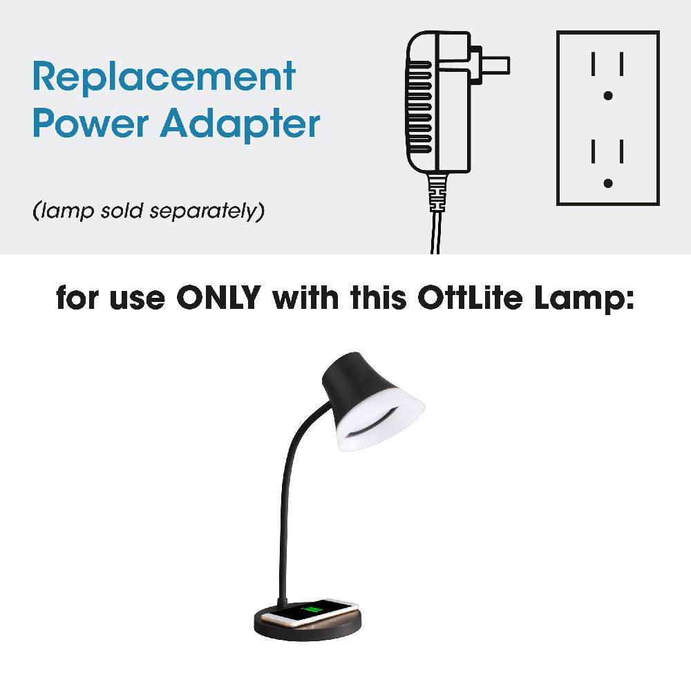 ottlite Adapter for Shine LED Desk Lamp with Wireless Charging