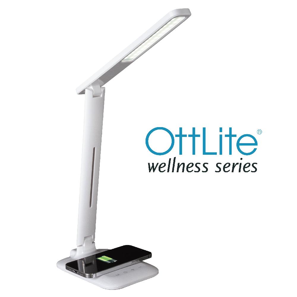 ottlite Charge Up LED Desk Lamp with Wireless Charging