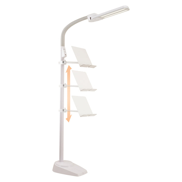 Ottlite Dual Shade LED Floor Lamp With USB Charging Station