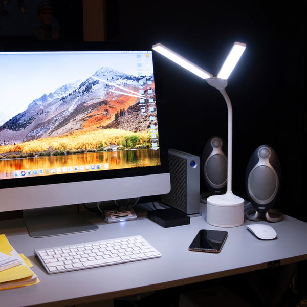 Ottlite Dual Shade LED Lamp With Bluetooth® Speaker & USB