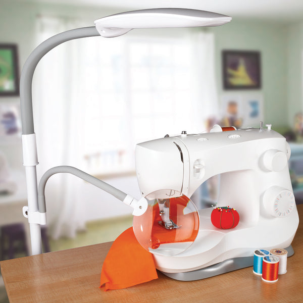 Ottlite EasyView LED Craft Floor Lamp With Magnifier