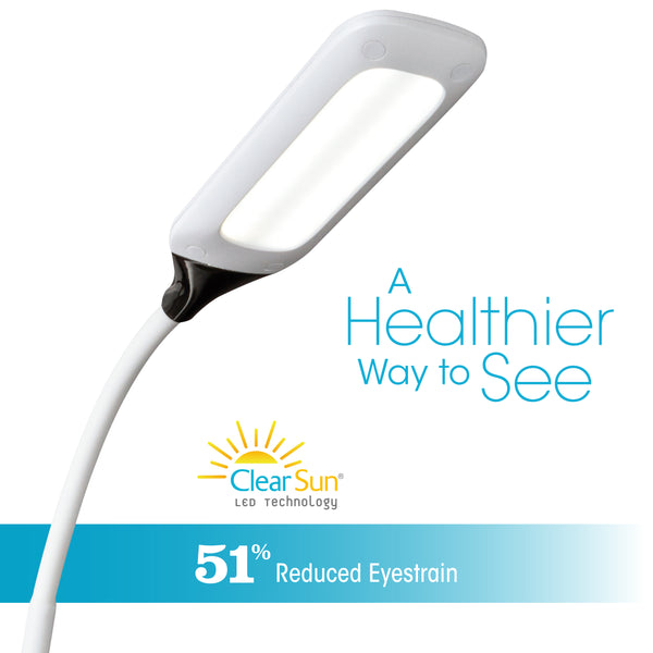 Ottlite Enhance LED Sanitizing Desk Lamp With USB Charging