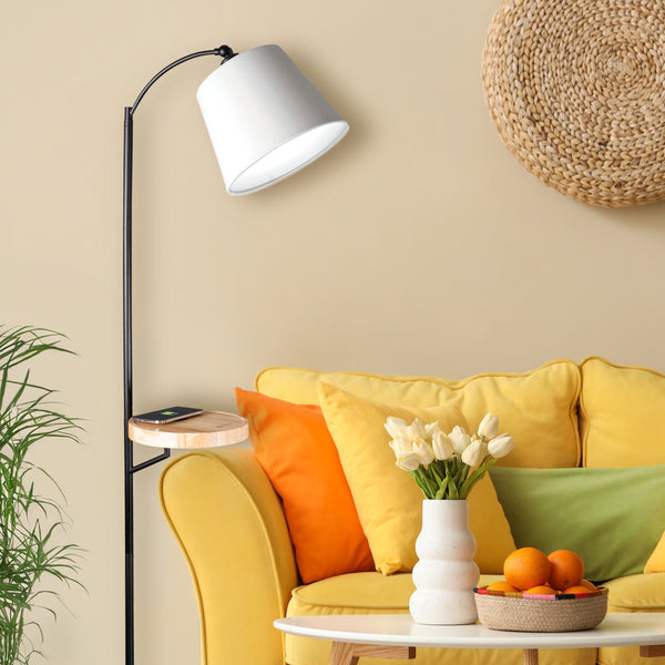 Ottlite Good Housekeeping By OttLite Floor Lamp With Wireless Charging Table