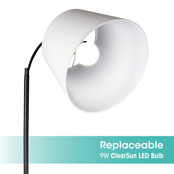 Ottlite Good Housekeeping By OttLite Floor Lamp With Wireless Charging Table