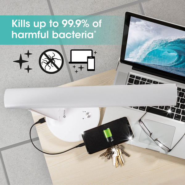 Ottlite Good Housekeeping By OttLite Sanitizing Desk Lamp With USB Charging