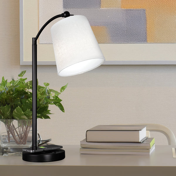 Ottlite Good Housekeeping By OttLite Table Lamp With Wireless Charging