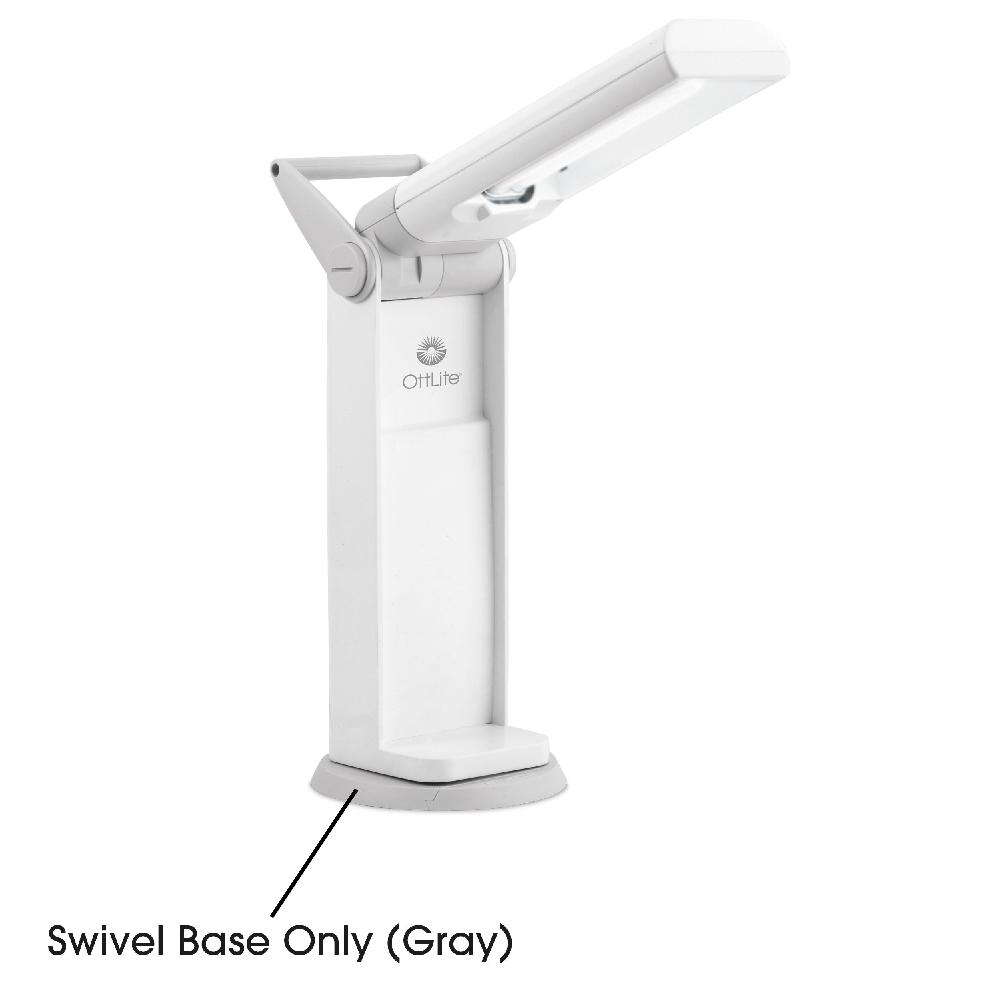 ottlite Gray Swivel Base for 13w Task Lamp and 13w Magnifier Task Lamp