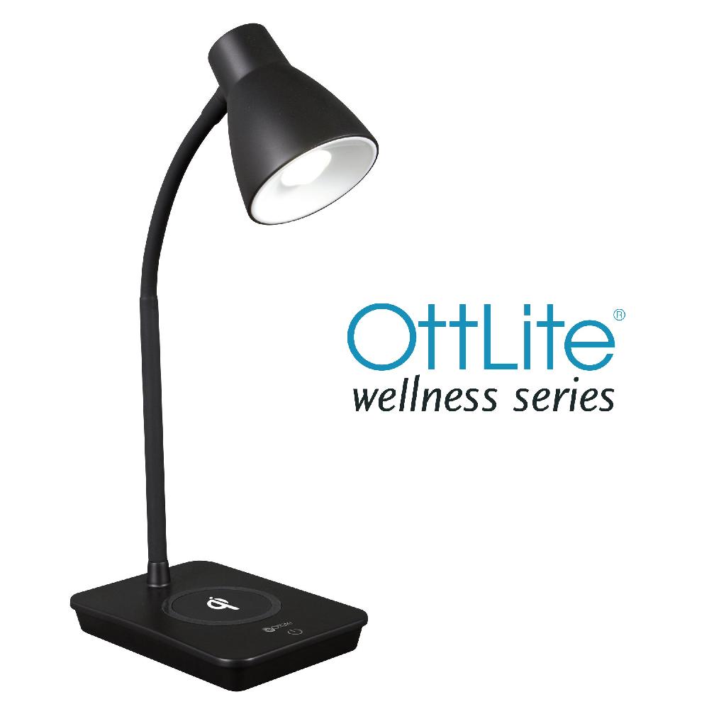 ottlite Infuse LED Desk Lamp with Wireless Charging