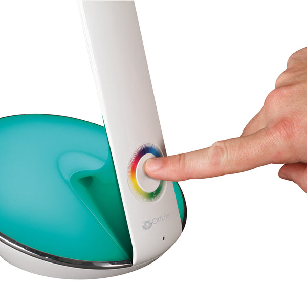 Ottlite LED Desk Lamp With Color Changing Base And USB