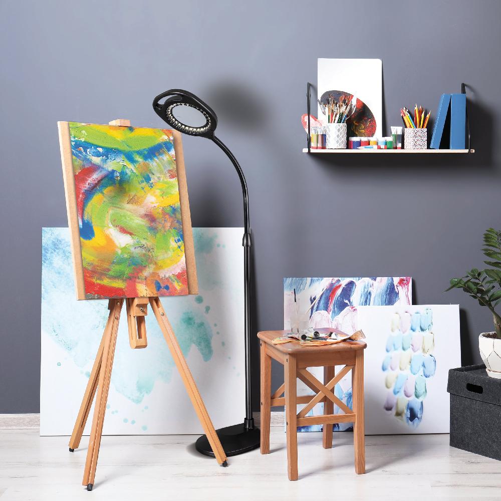 ottlite 2-in-1 LED Magnifier Floor and Table Light