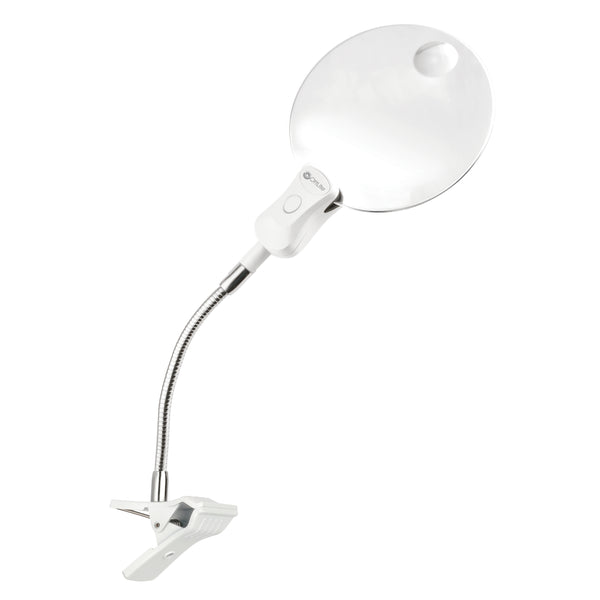 Ottlite 5-Inch LED Magnifier With Clip And Stand