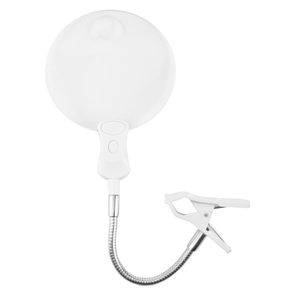 Ottlite 5-Inch LED Magnifier With Clip And Stand