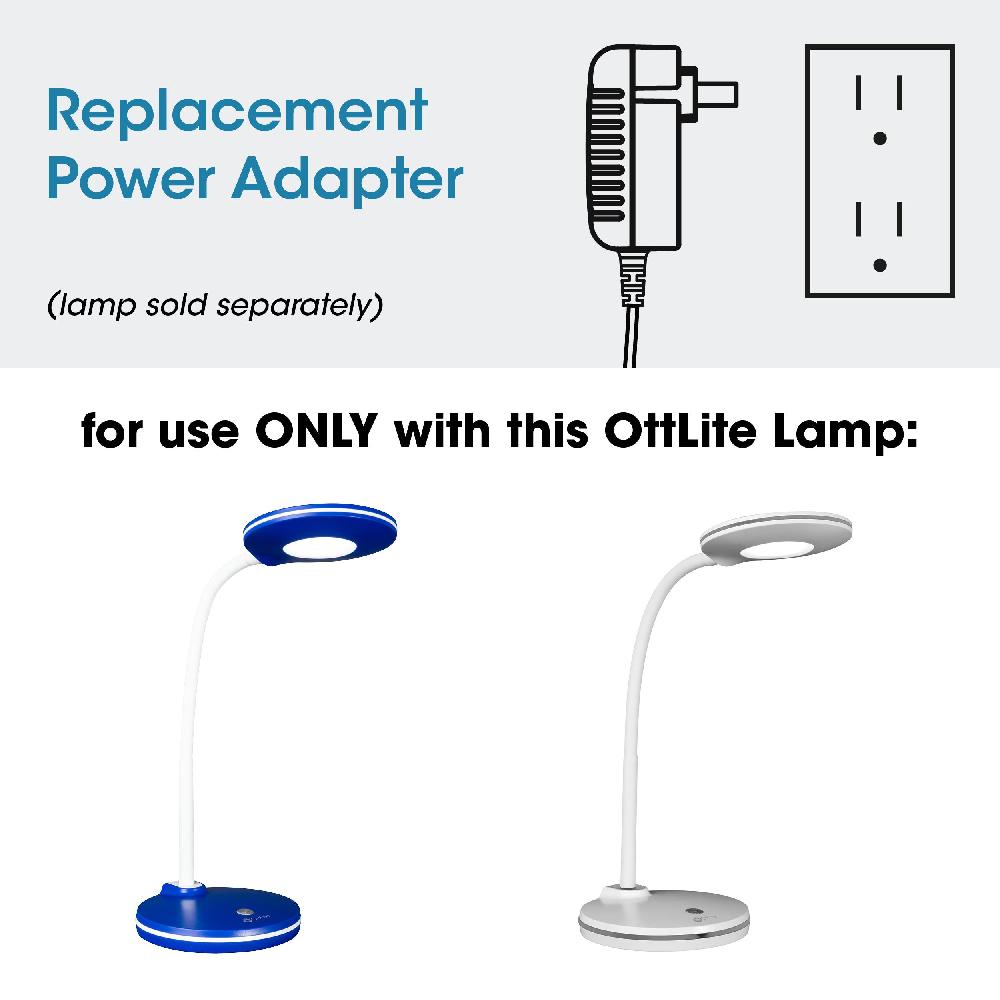 ottlite Adapter for OttLite Study LED Desk Lamp