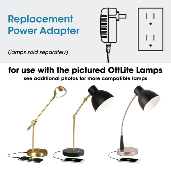 Ottlite Adapter For Specific OttLite Metal Lamps