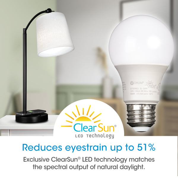 Ottlite OttLite ClearSun 9W Edison-Base LED Bulb (60W Equivalent)