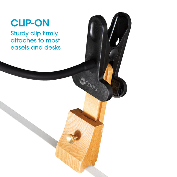 Ottlite Clip-On LED Easel Lamp
