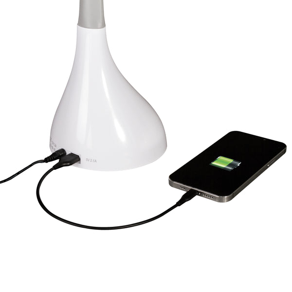 Ottlite Creative Curves LED Desk Lamp With USB