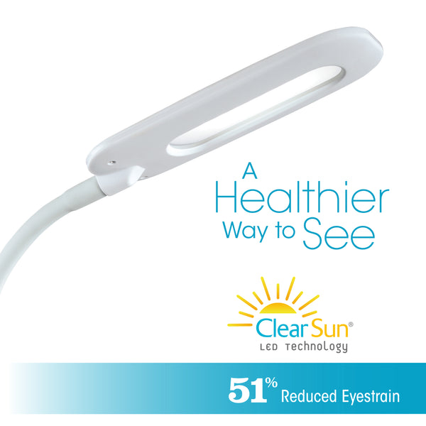 Ottlite Flexible Soft Touch LED Desk Lamp