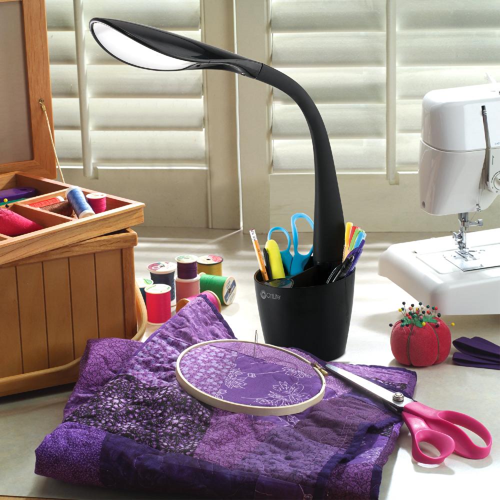 ottlite LED Desk Space Organizer Lamp