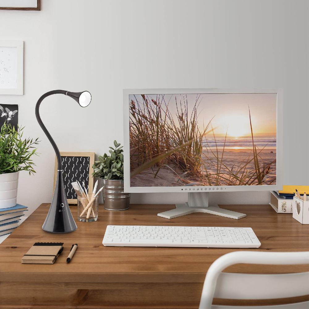 ottlite LED FlexNeck Desk Lamp with USB