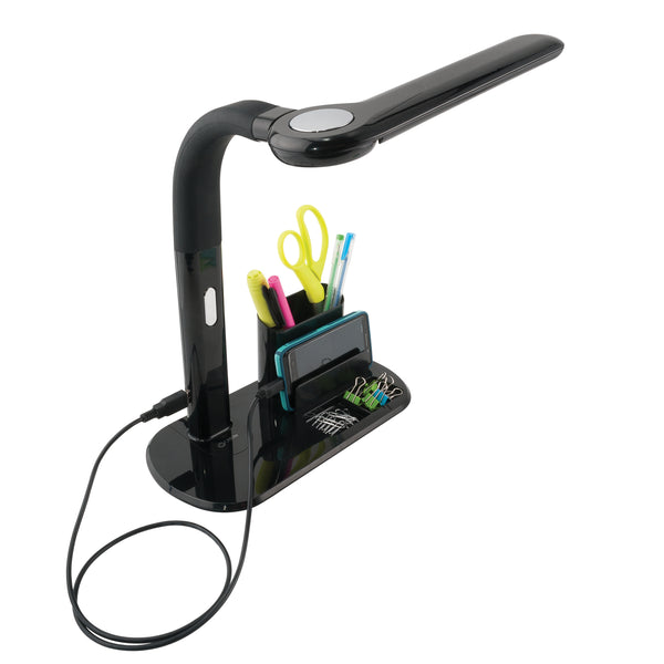 Ottlite LED Pivoting Bankers Lamp With USB