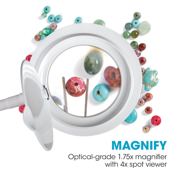 Ottlite Lighted Magnifier Clip Lamp