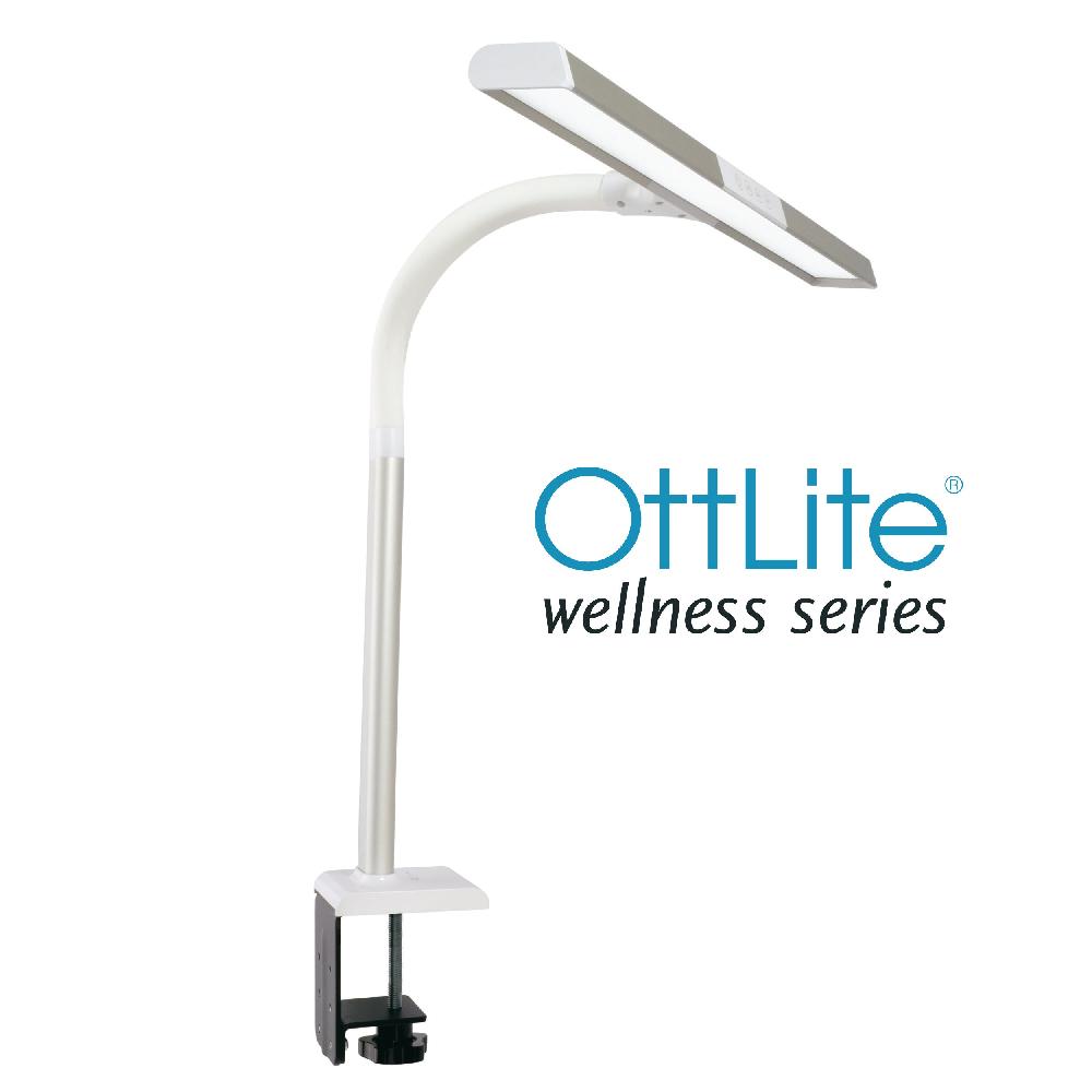 ottlite Perform LED Clamp Lamp with 3 Color Modes