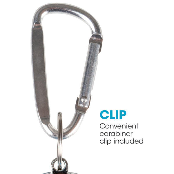 Ottlite Pocket LED Magnifier With Carabiner Clip