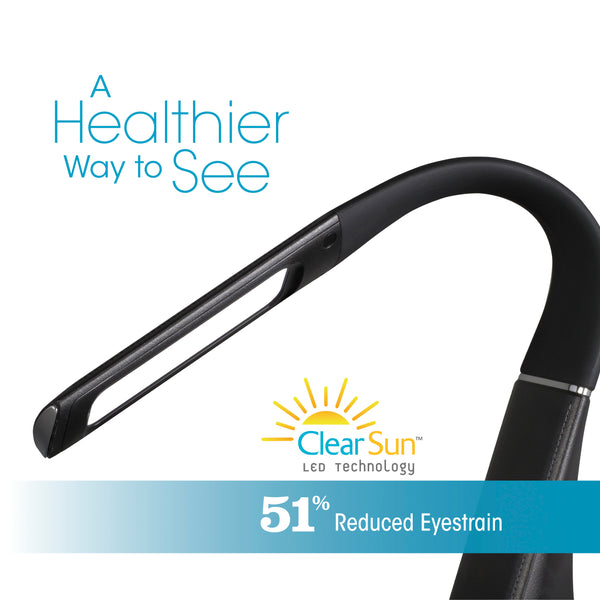 Ottlite Recharge LED Desk Lamp - Black