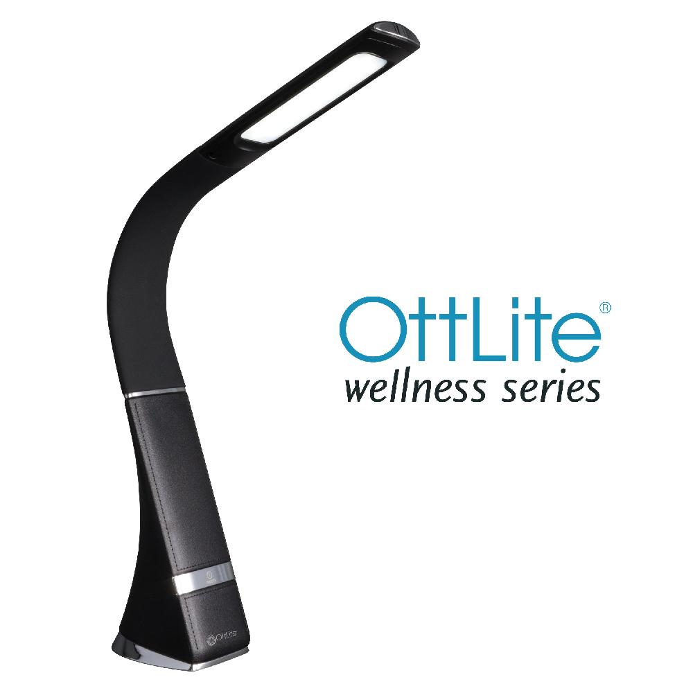 ottlite Recharge LED Desk Lamp - Black