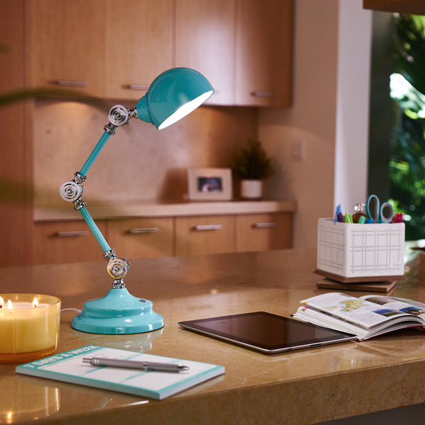 Ottlite Revive LED Desk Lamp - Turquoise