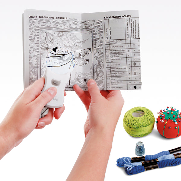 Ottlite Rimless Pendant LED Magnifier