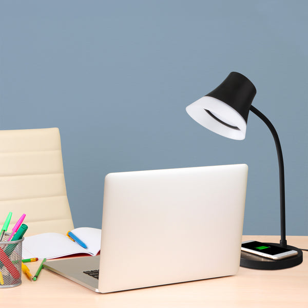 Ottlite Shine LED Desk Lamp With Wireless Charging